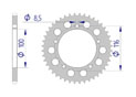 NB Couronne Alu #420 KAWASAKI, SUZUKI