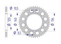 AFAM Couronne Alu #520 KAWASAKI ZX