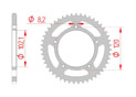 Couronne Acier Pas 420 aprilia