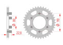 Couronne Acier Pas 520 aprilia