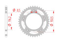 Couronne Acier Pas 520 aprilia