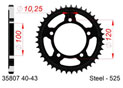 Couronne Acier #525 APRILIA RSV 1000, RSV4 1000