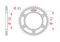 Couronne Acier Pas 520 cagiva