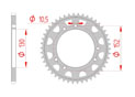 Couronne Acier Pas 520 cagiva