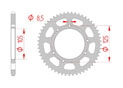 Couronne Acier Pas 420 aprilia