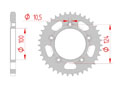 Couronne Acier Pas 525 ducati