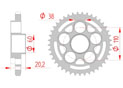 Couronne Acier Pas 525 ducati