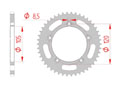 Couronne Acier Pas 420 gilera