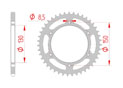 Couronne Acier Pas 520 gilera