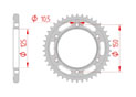 Couronne Acier Pas 525 ktm