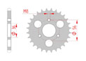 Couronne Acier Pas 428 kymco