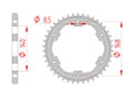 Couronne Acier Pas 525 bmw