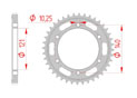 Couronne Acier Pas 525 moto morini