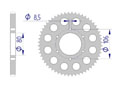 AFAM Couronne Alu #428 HM-HONDA CRE 50