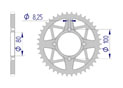 AFAM Couronne Alu #520 GG 250 TXT