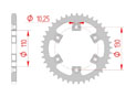 Couronne Acier Pas 520 Gas-Gas