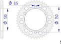 AFAM Couronne en Alu #520 S/C