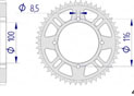 AFAM Couronne en Alu #428 S/C