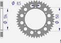 AFAM Couronne en Alu #520 S/C