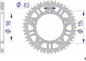 AFAM Couronne en Alu #420 S/C